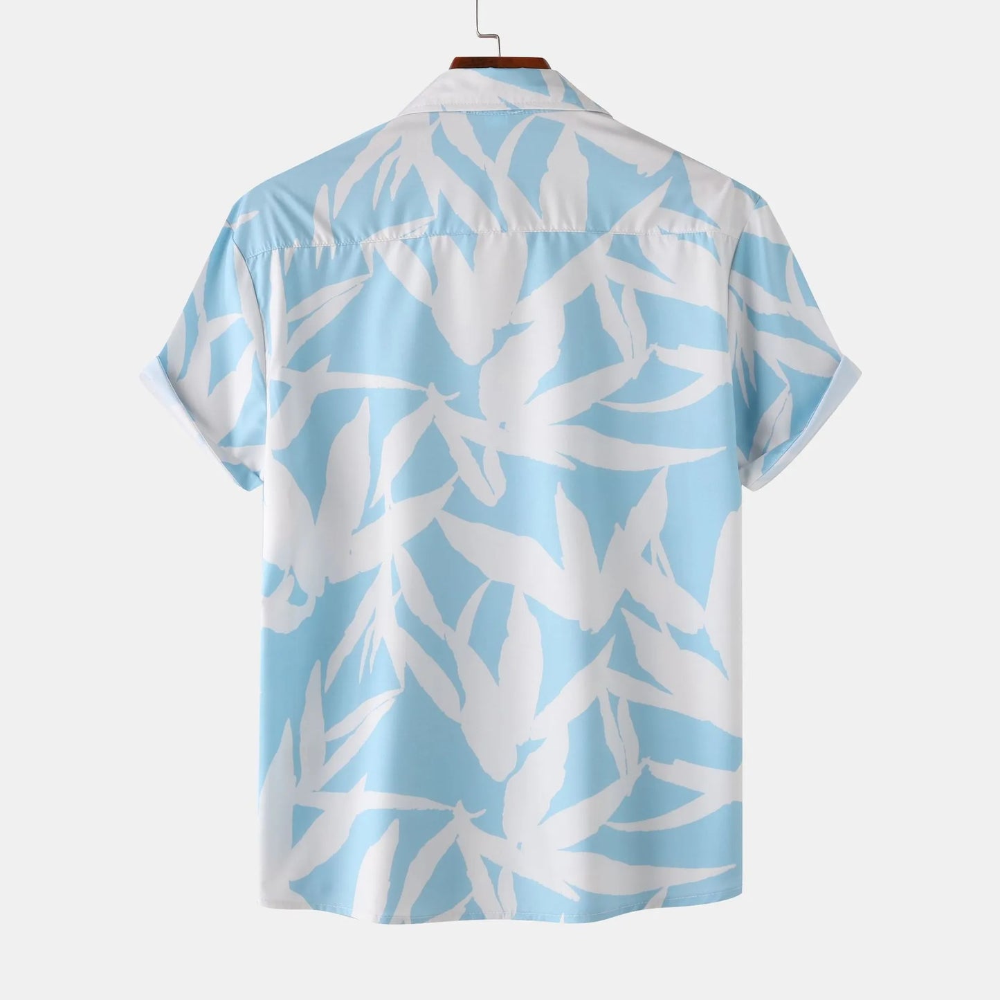 Blue Tropic Short Sleeve Buttoned Shirt