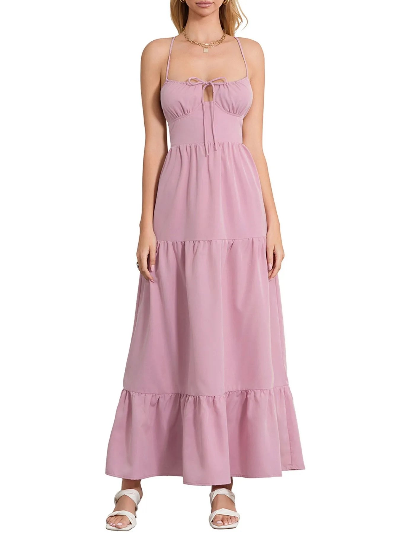 The Dahlila Backless Maxi Dress