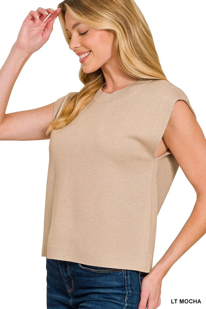 Lightweight Sweater Vest - Front View