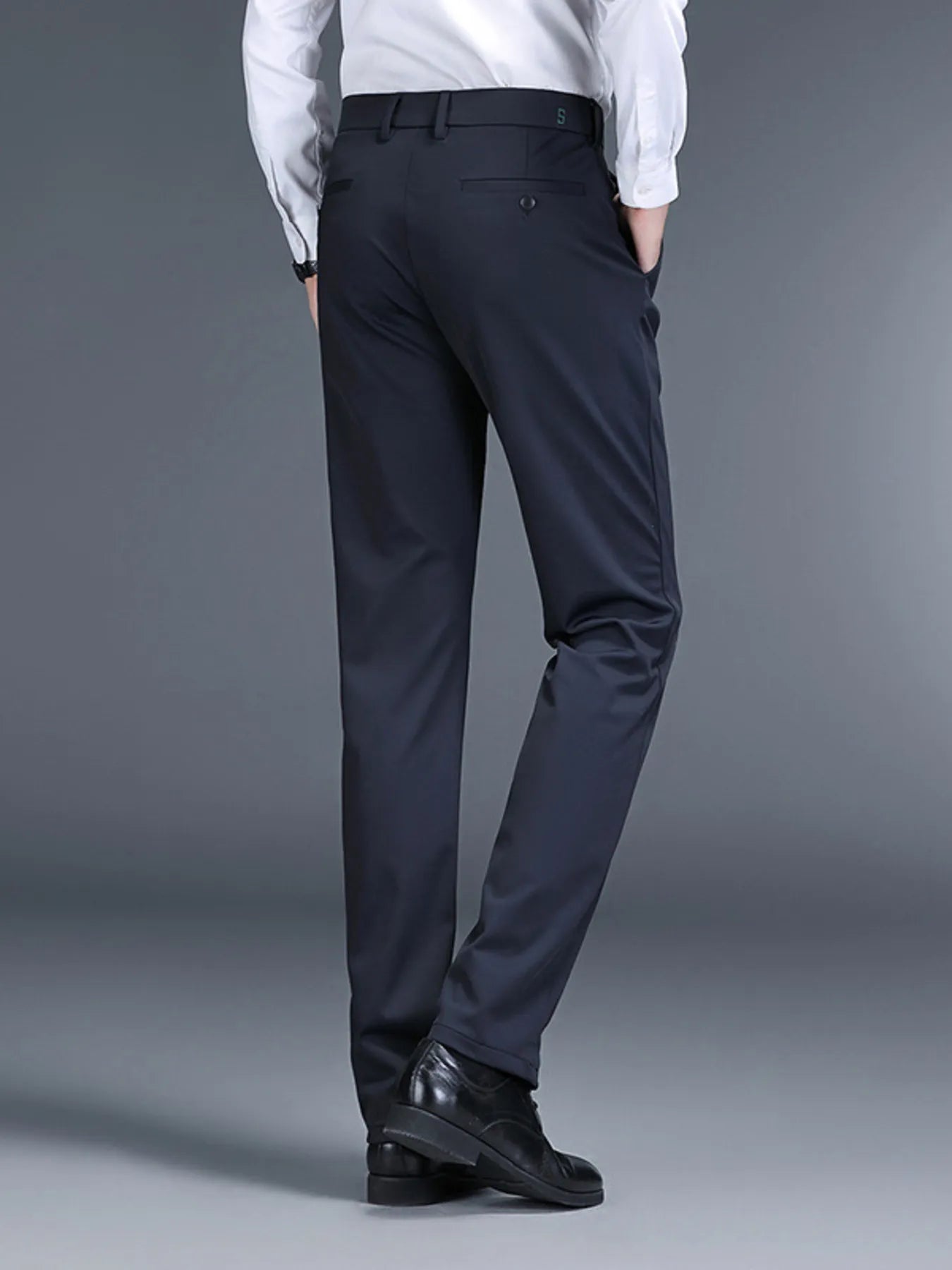 Men's Slim Fit Pants with Pockets
