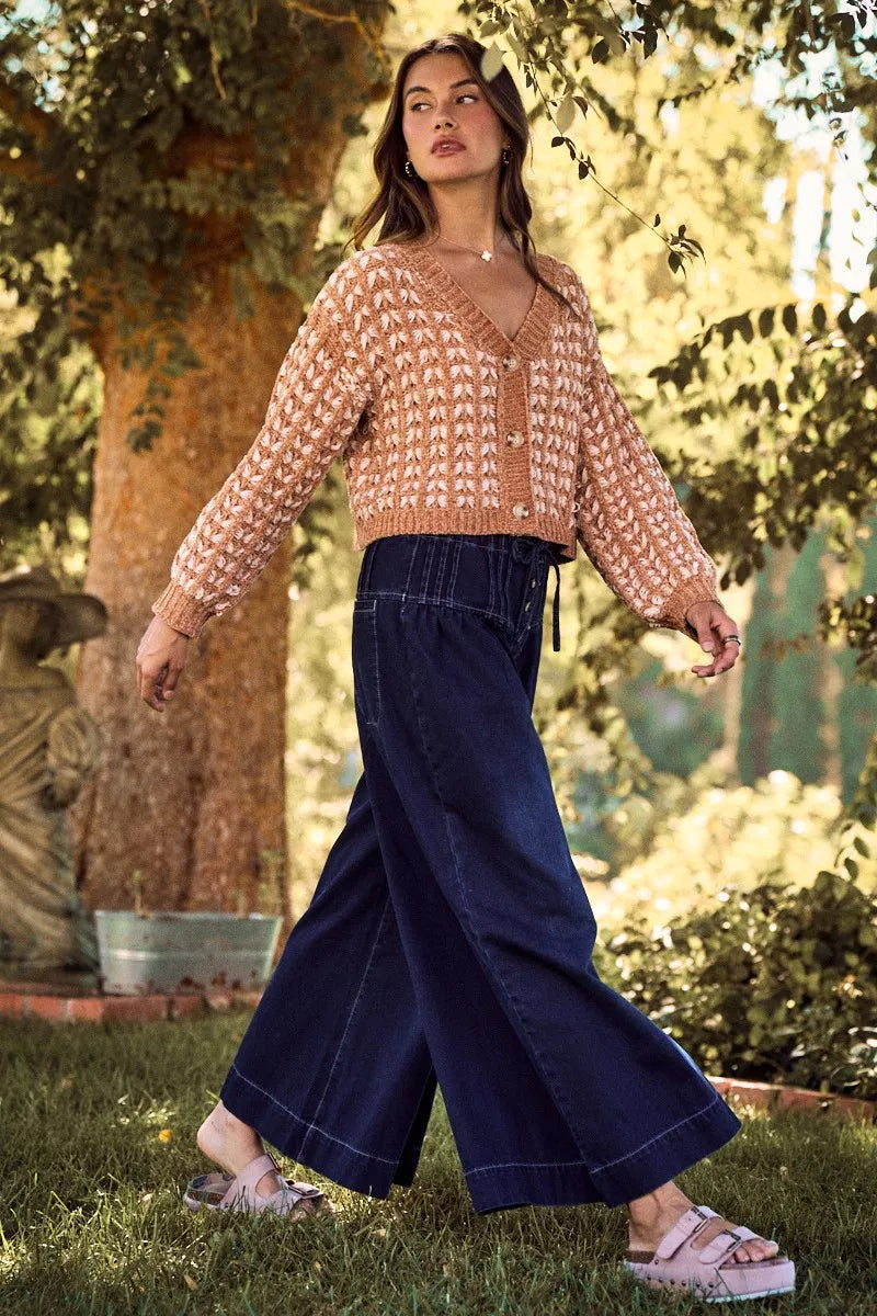 Chenille Sweater Cardigan