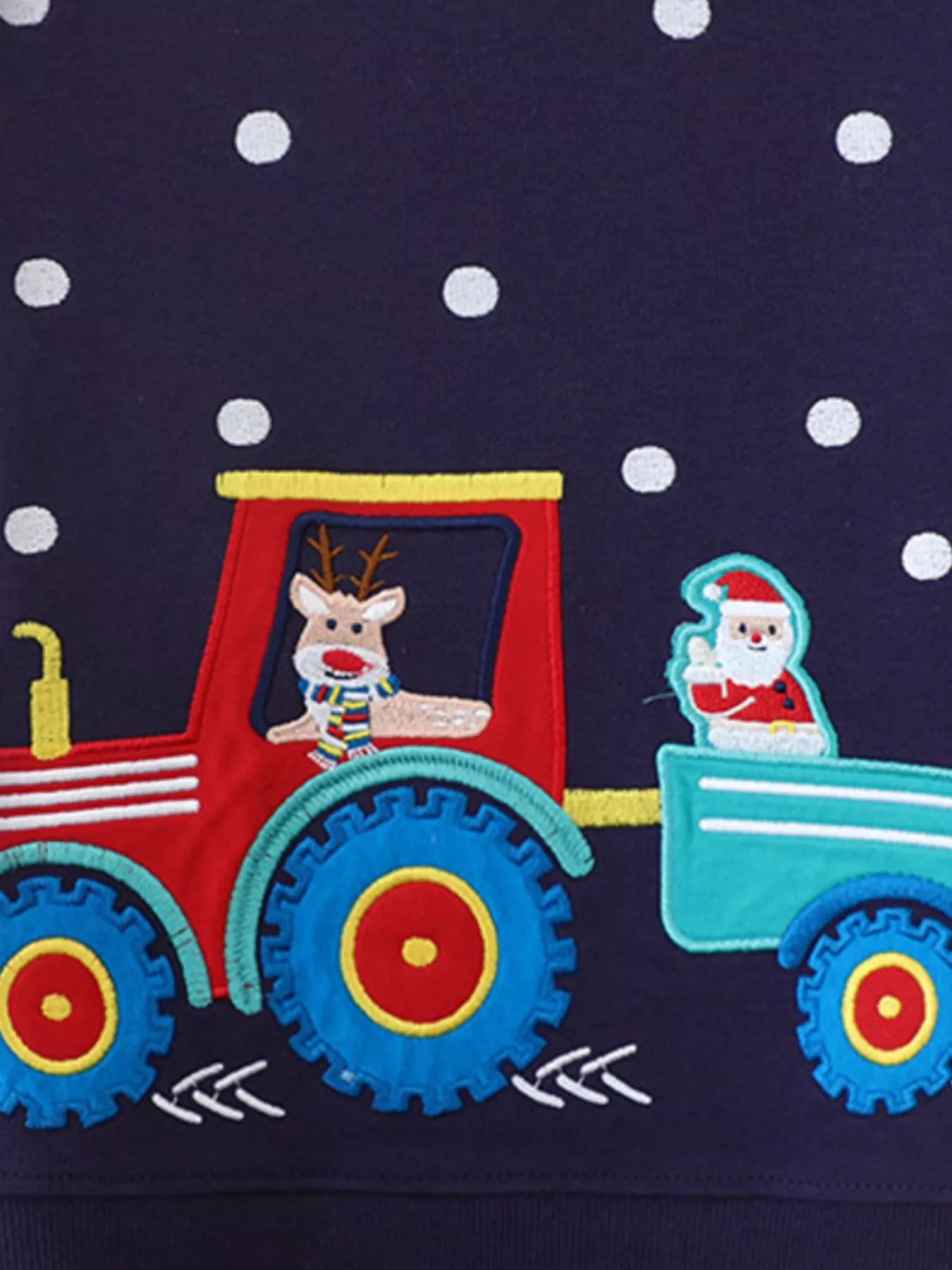 Kid's Farmer Santa Graphic Sweatshirt