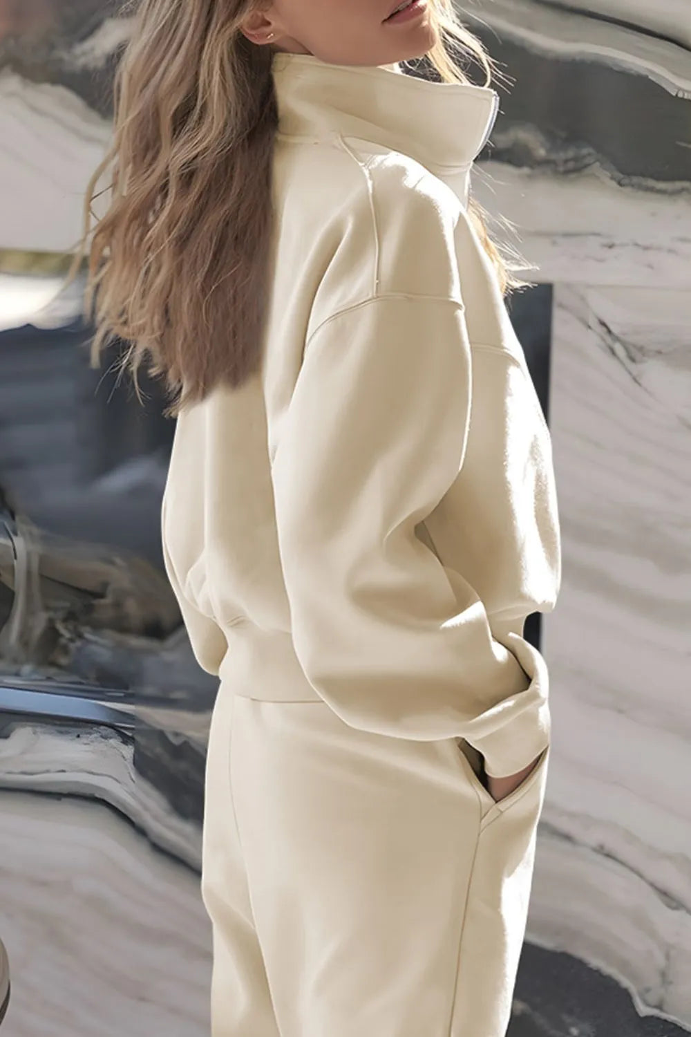 Cloud Nine Half Zip Lounge Set