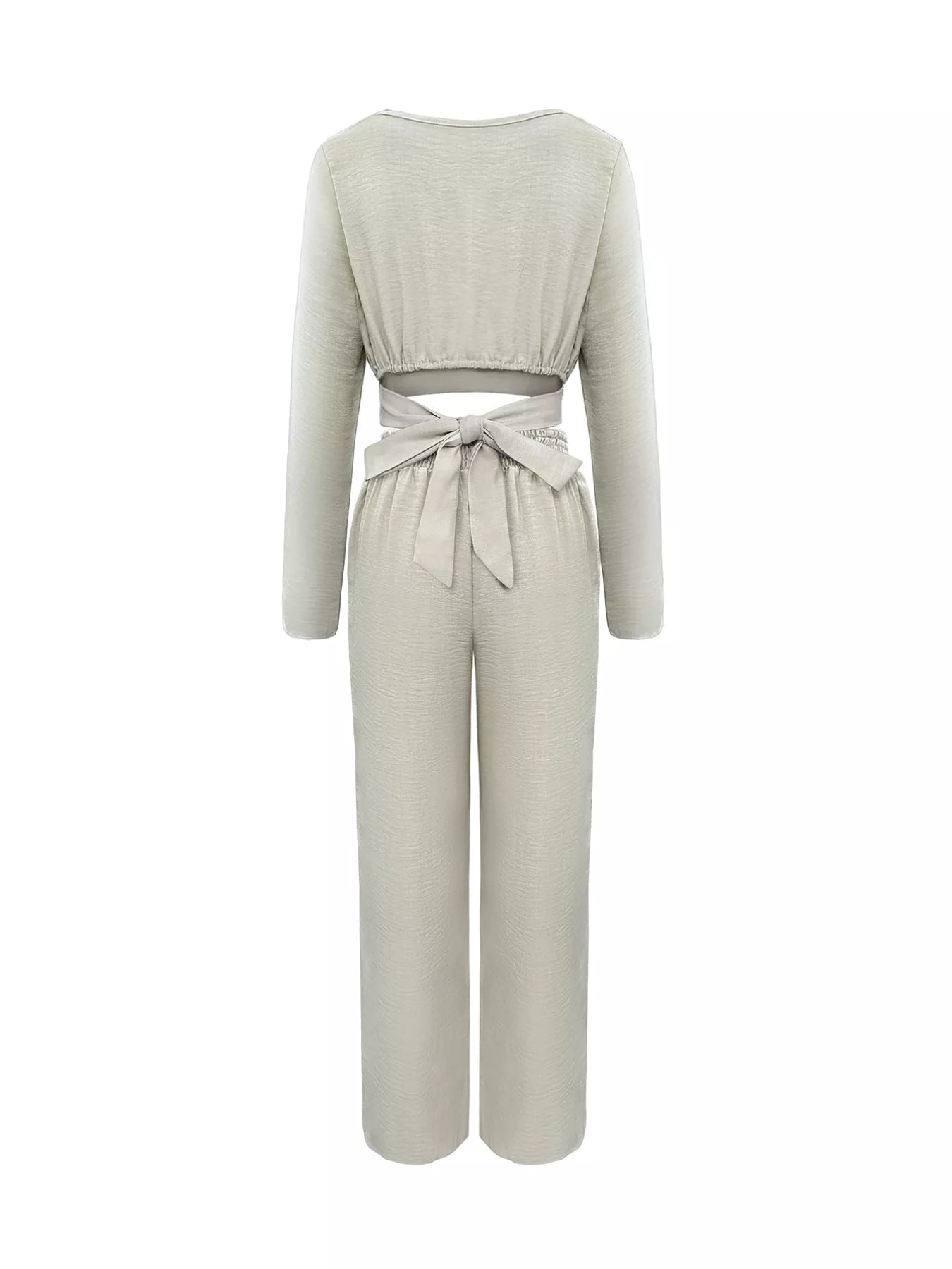 Apres Lounge Crop Top and Pants Set