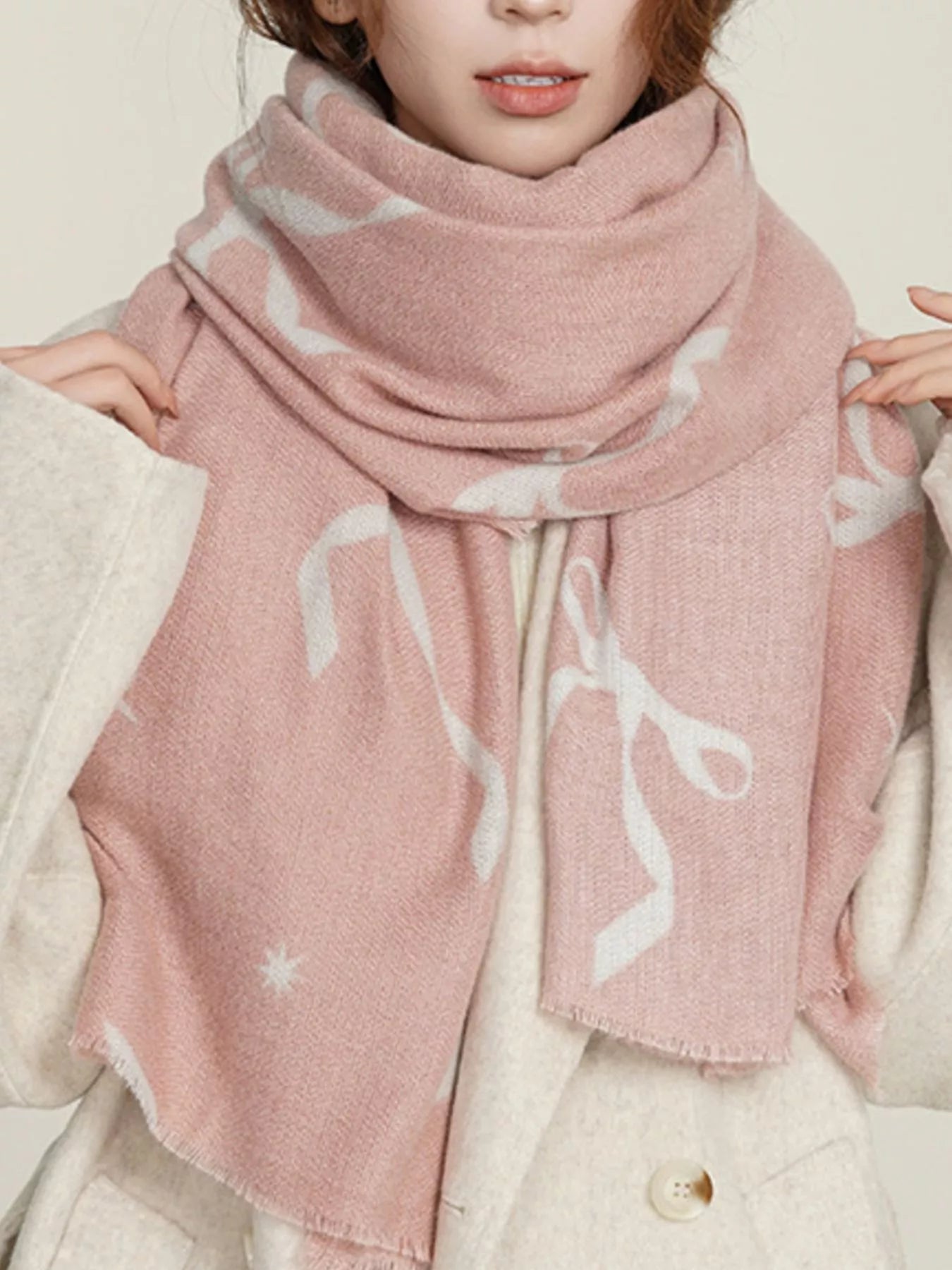 Bow Print Scarf