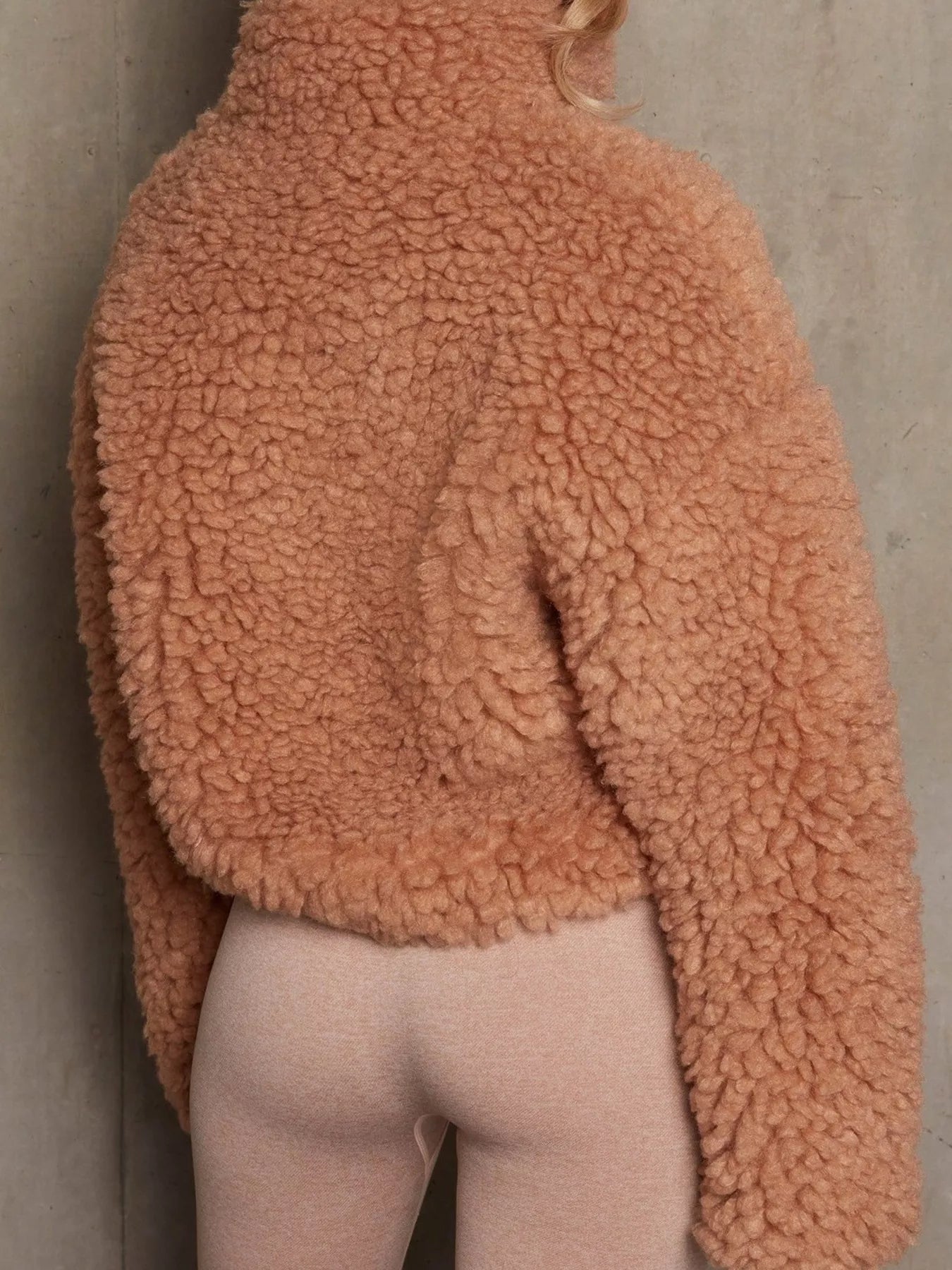 Cropped Sherpa Jacket