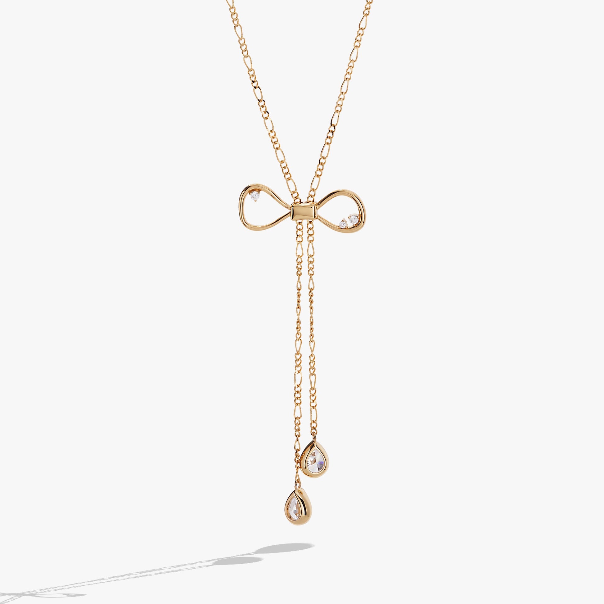 Coquette Bow Necklace - Alex and Ani - Front View