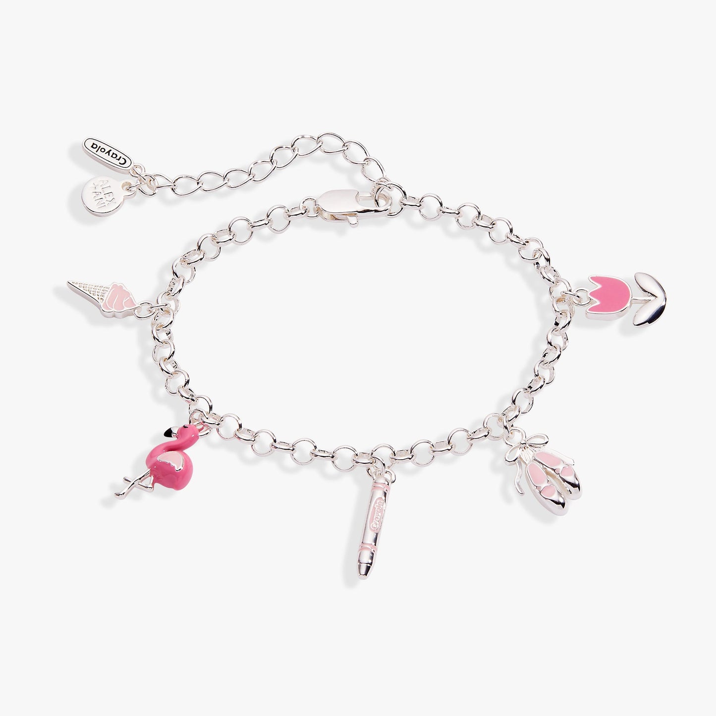 Crayola Tickle Me Pink Charm Bracelet - Alex and Ani