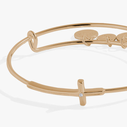 Cross Inline Bangle - Alex and Ani