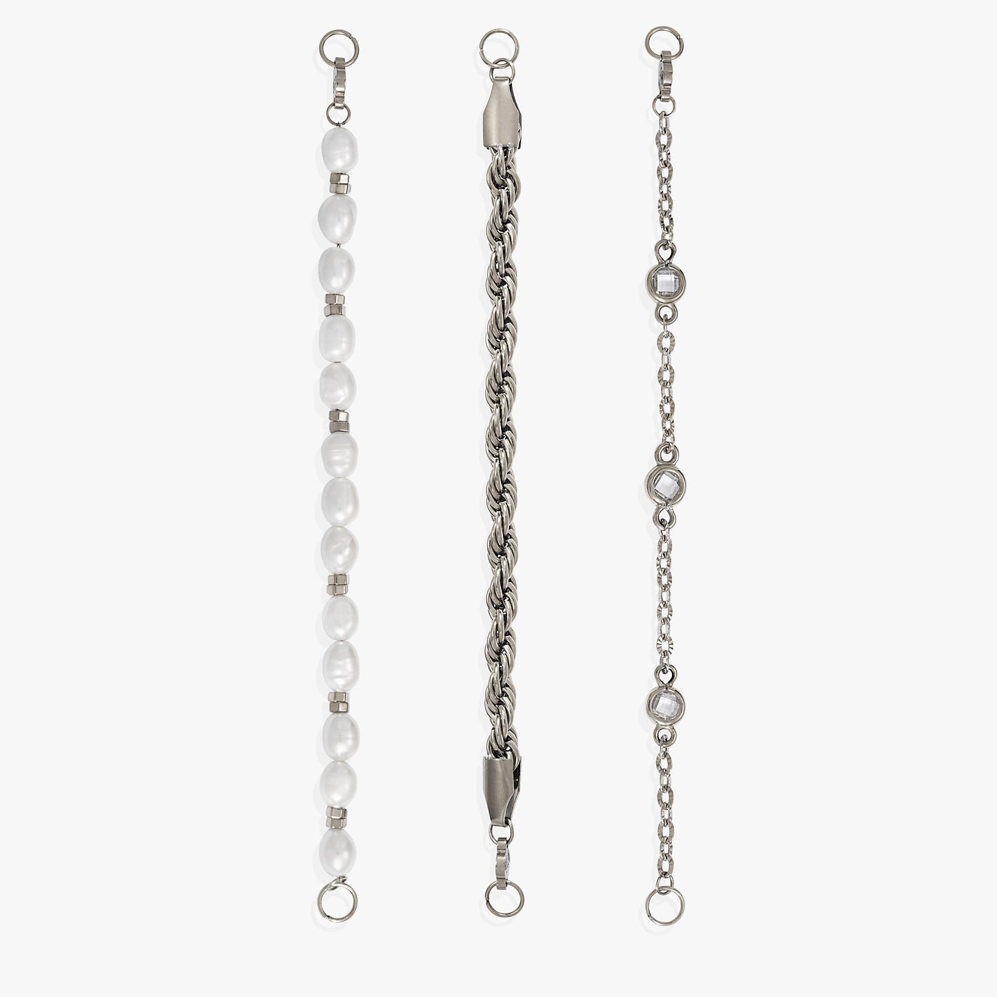 Crystal + Pearl Stranded™ Bracelet Set - Alex and Ani