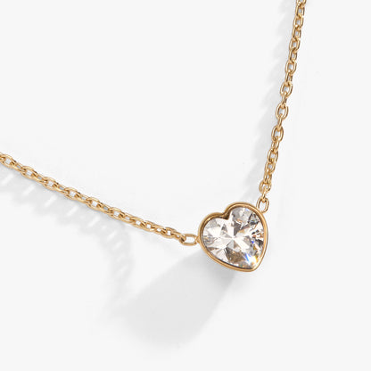 Crystal Heart Pendant Necklace - Alex and Ani - Detail View 7