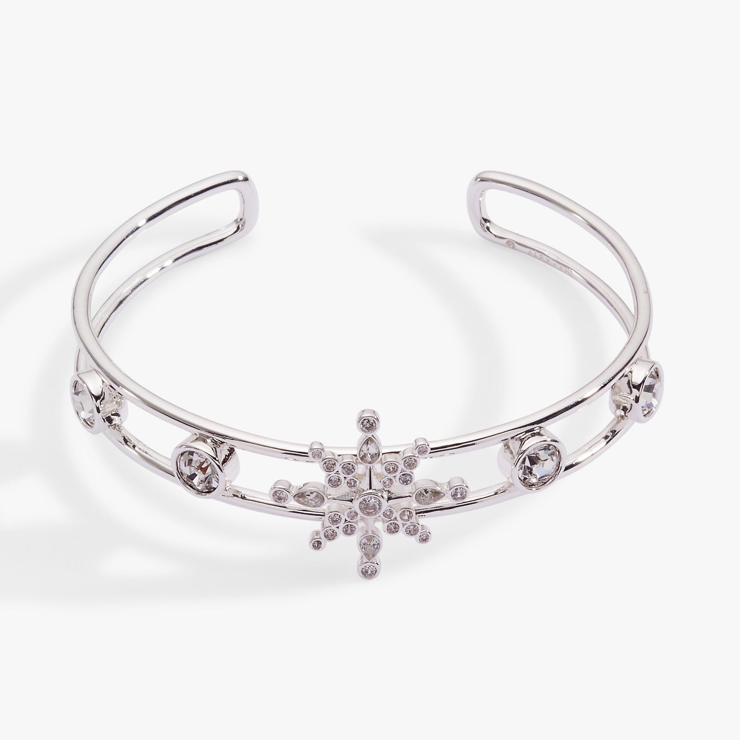 Crystal Snowflake Cuff Bracelet - Alex and Ani
