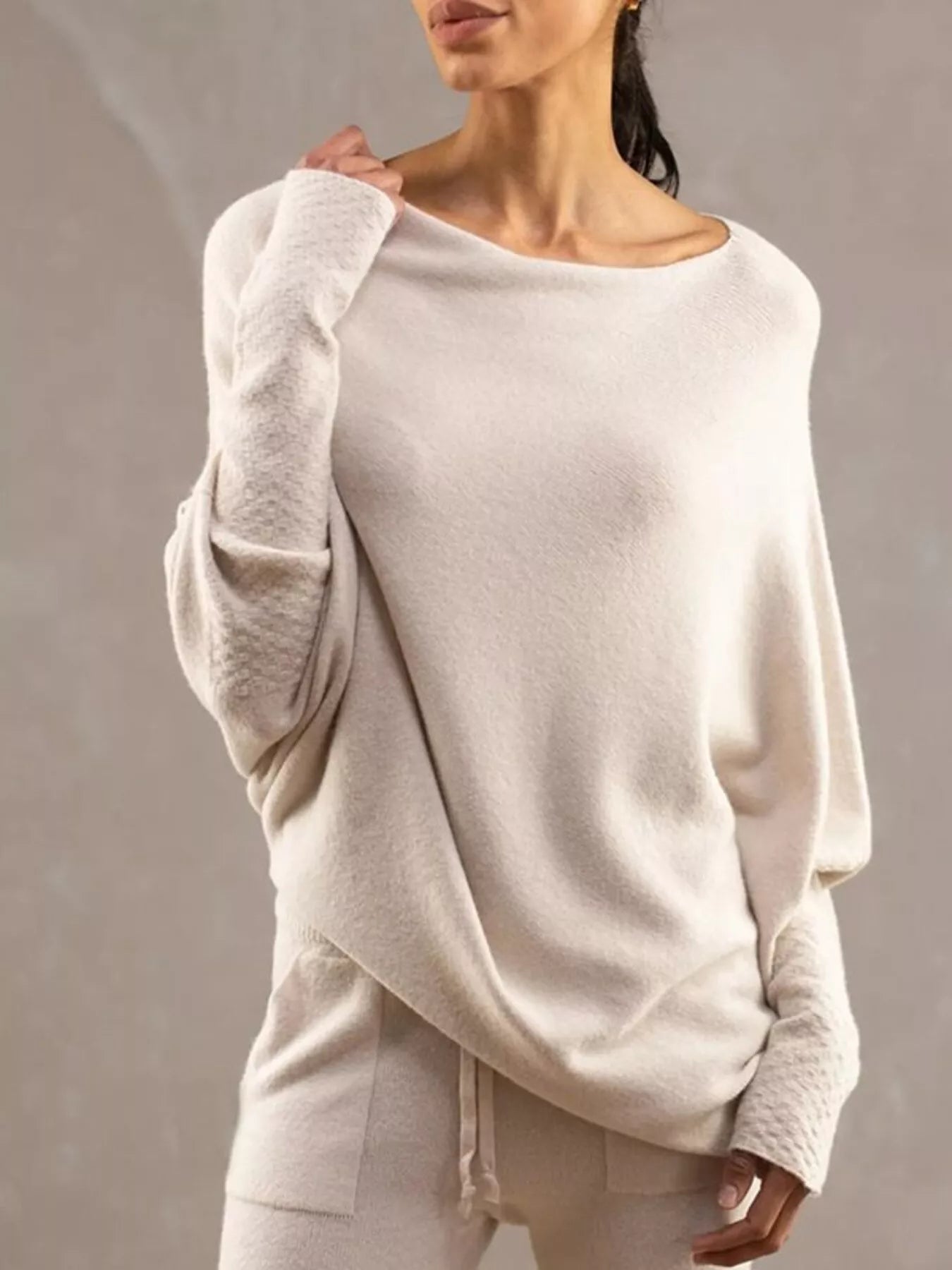 Relaxed Drape Knit Shawl