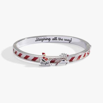 'Sleighing All The Way' Santa Fidget Bangle