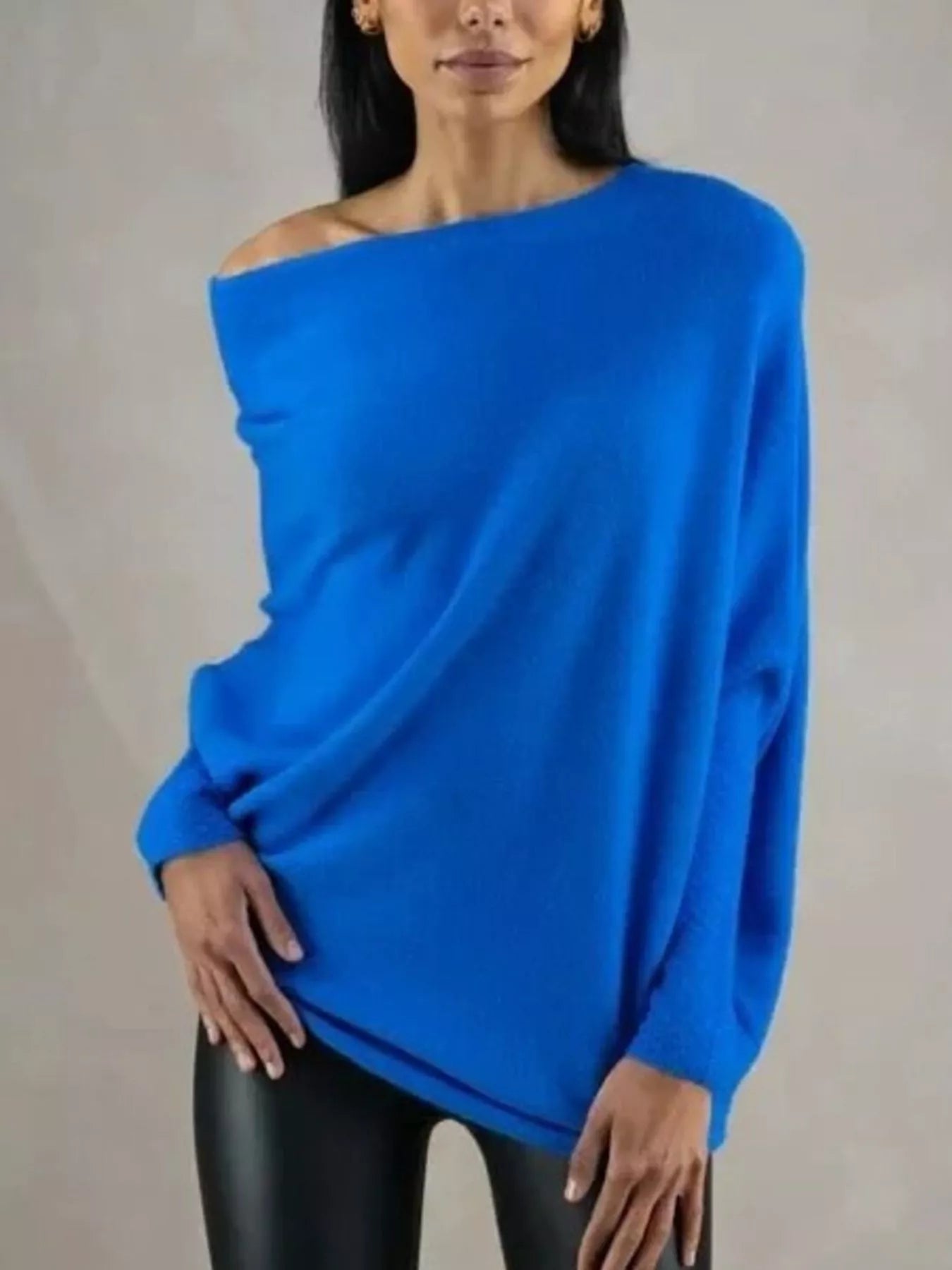 Relaxed Drape Knit Shawl