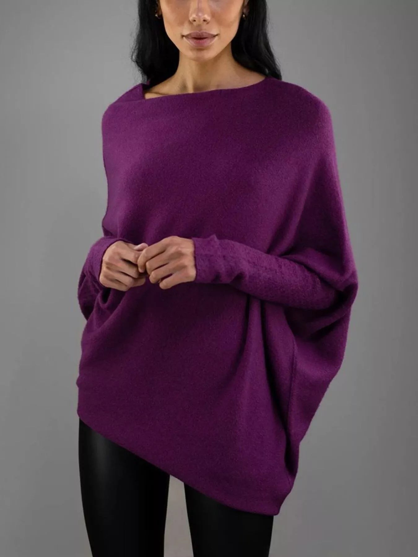Relaxed Drape Knit Shawl