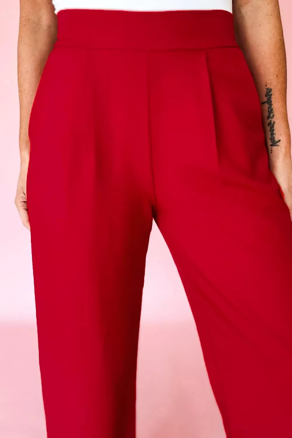Perfectly Pleated Pull-On Pants