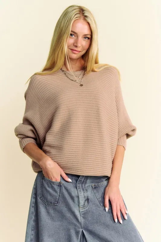 Batwing Sweater - Front View