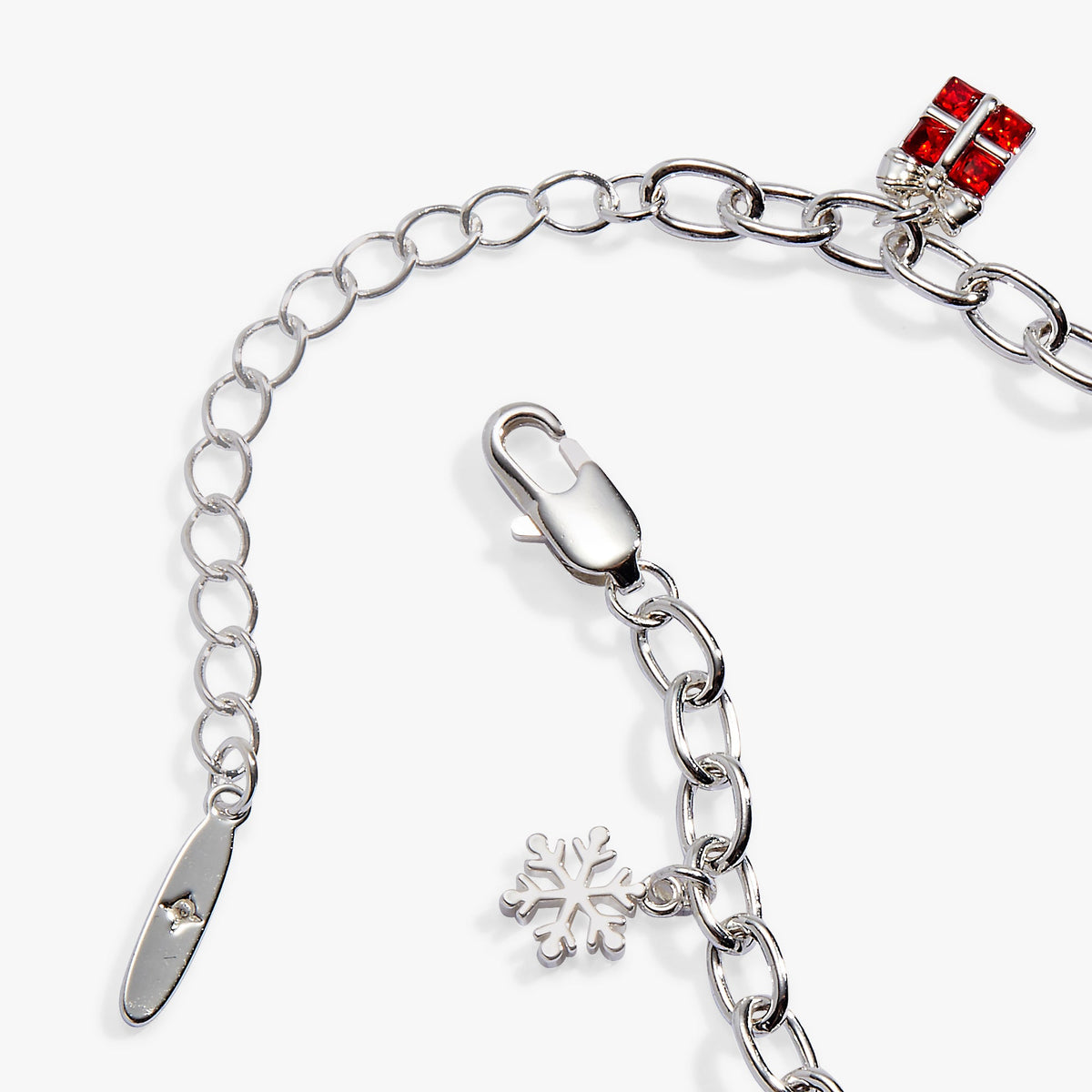 Snowflakes & Presents Multi Charm Bracelet