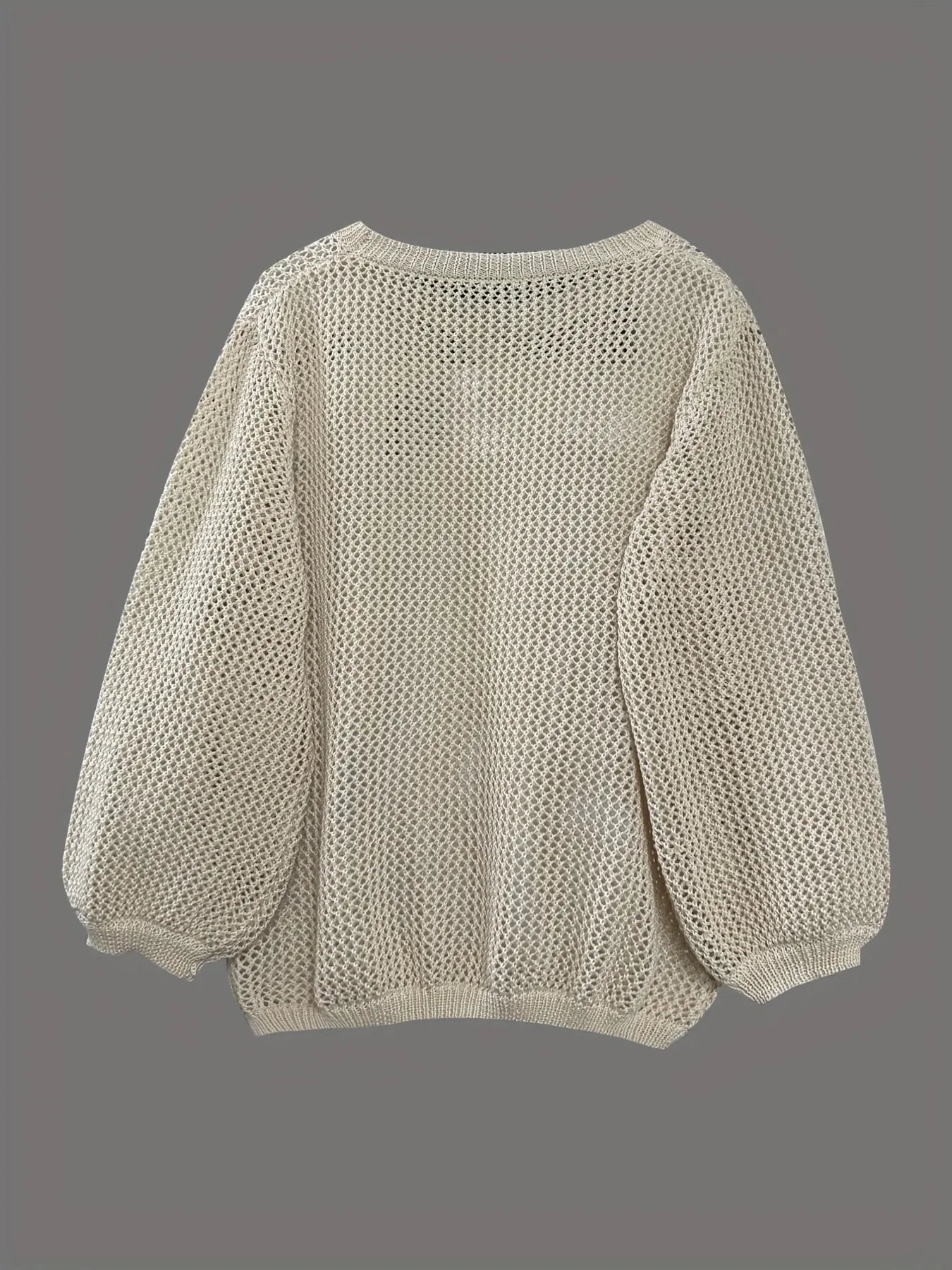 Relaxed Fit Cropped Sweater