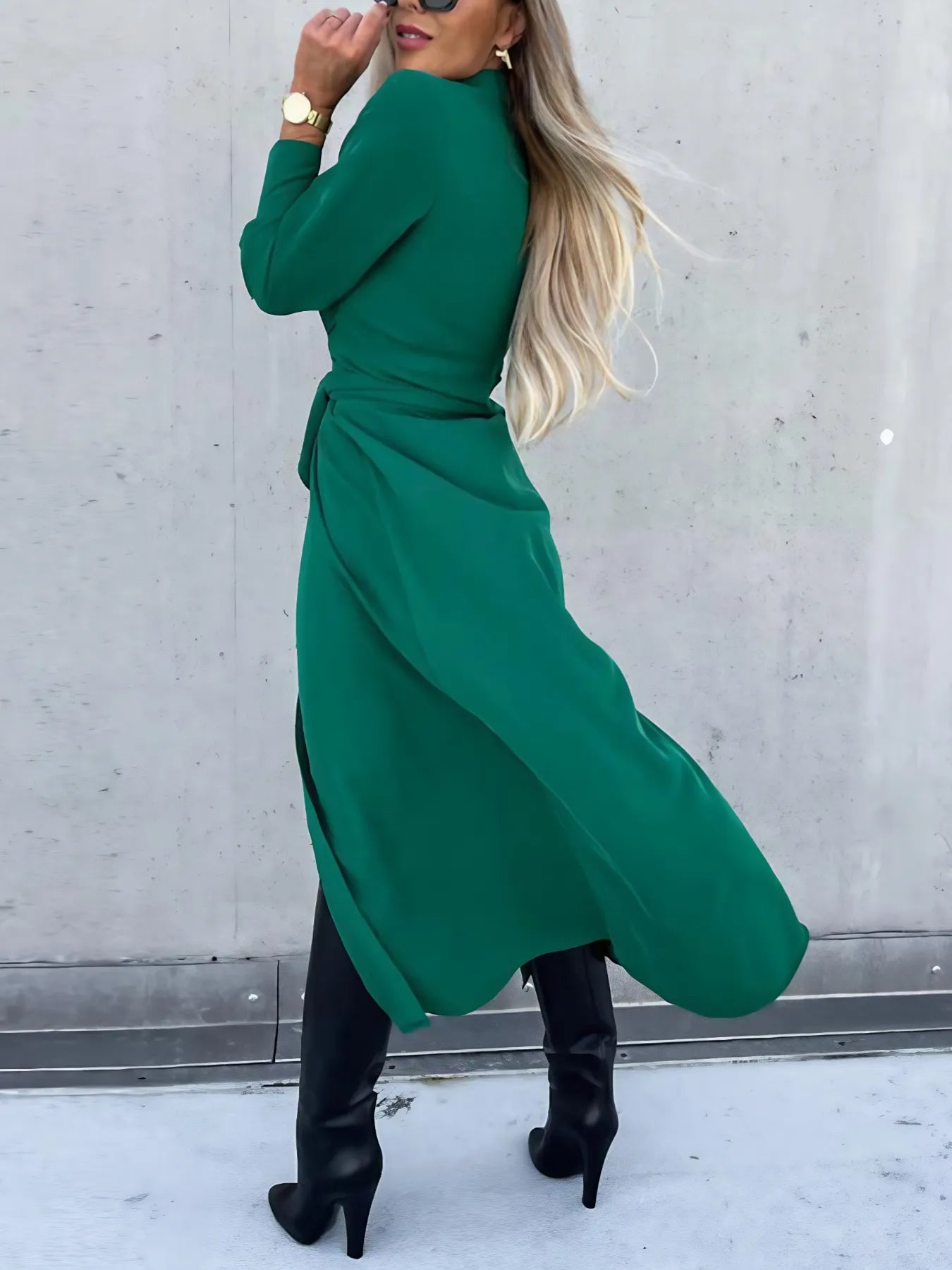 Hadley Long Sleeve Belted Shirt Dress