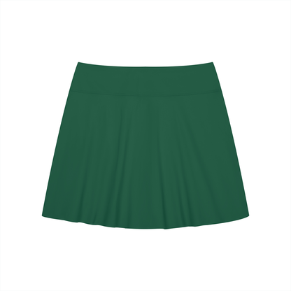 Women's A-Line Contrast Panel Slit Mini Skort