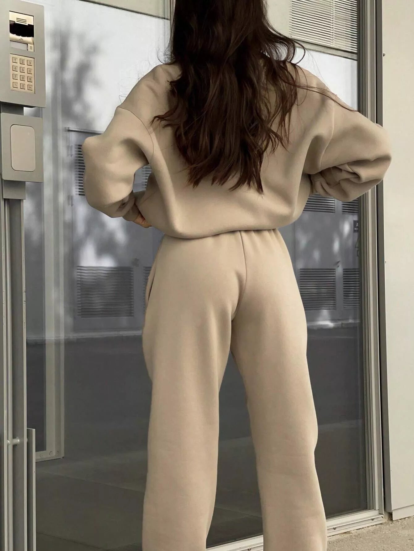 Half Zip Sweatshirt and Joggers Set