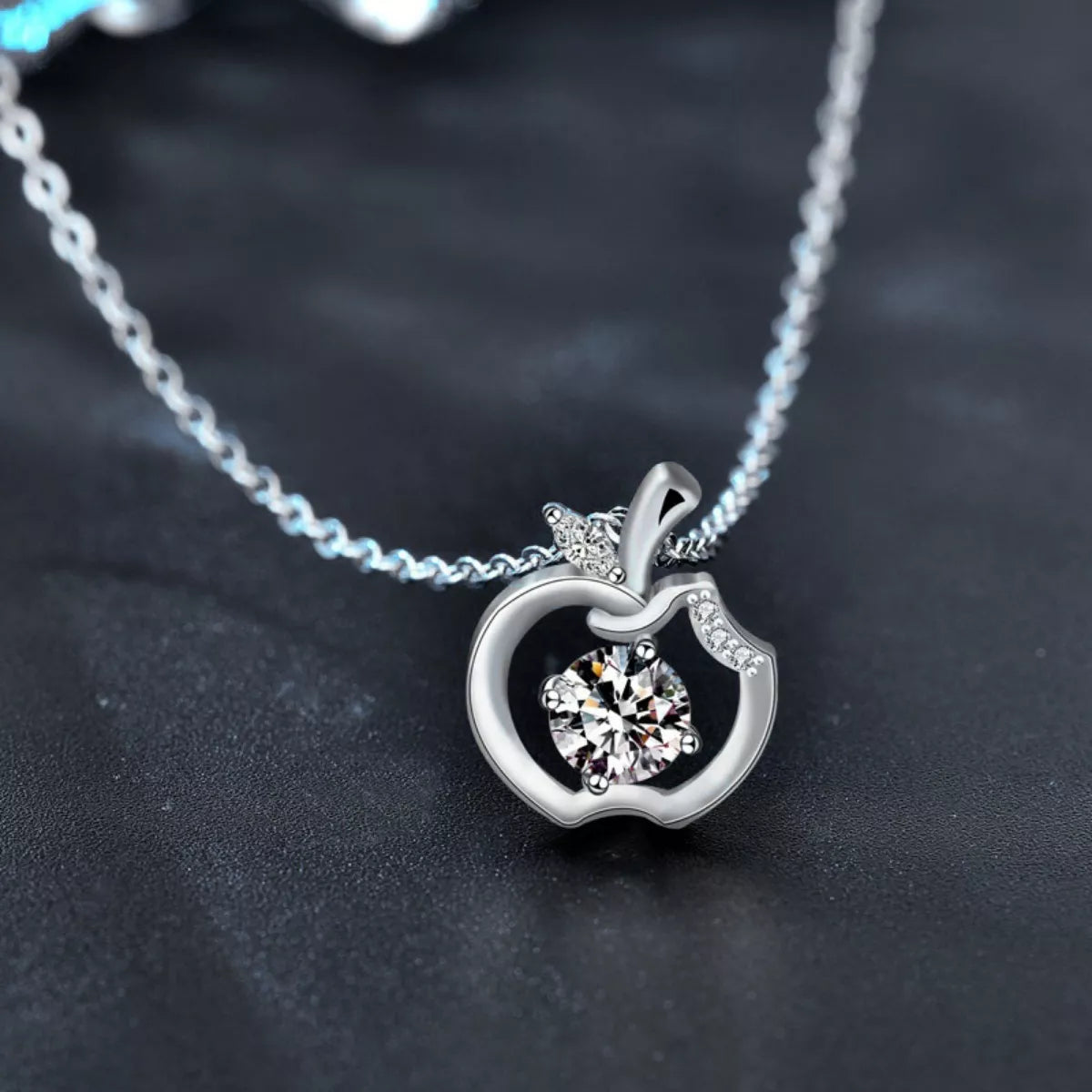 Apple Pendant Necklace