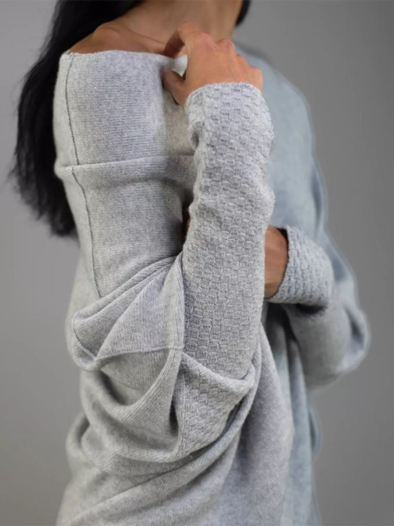 Relaxed Drape Knit Shawl