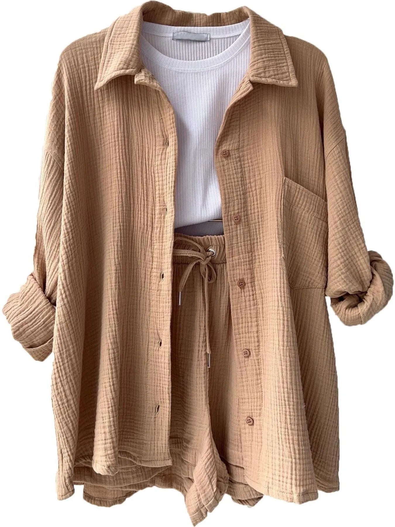 Lightweight Muslin Coordinated Set