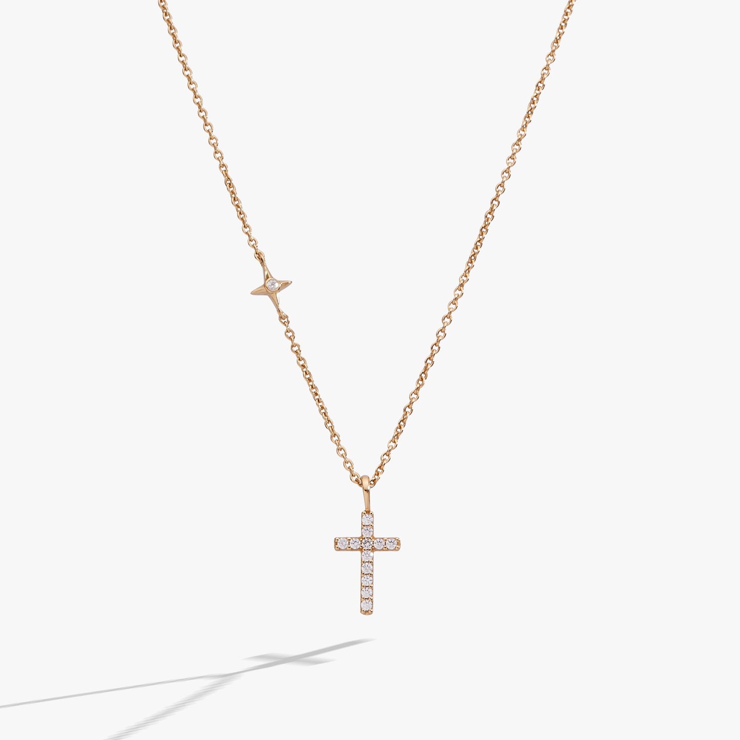 Pave Cross Pendant Necklace - Alex and Ani