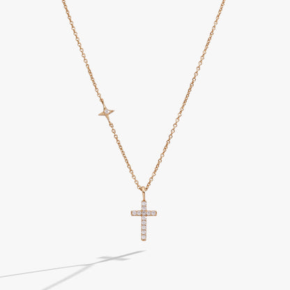 Pave Cross Pendant Necklace - Alex and Ani