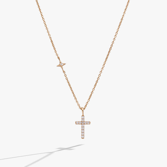 Pave Cross Pendant Necklace - Alex and Ani