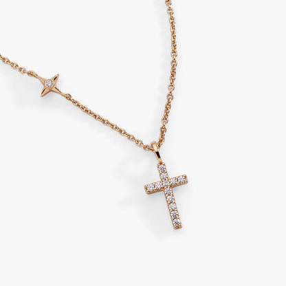 Pave Cross Pendant Necklace - Alex and Ani
