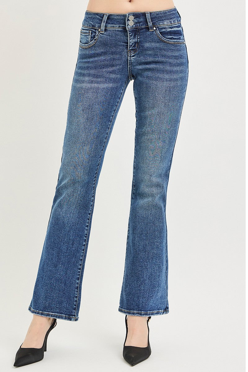 Low Rise Bootcut Jeans