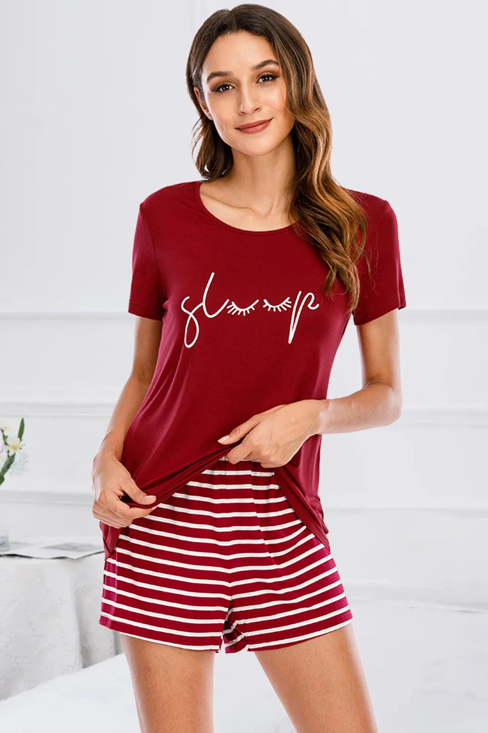 Sleep Striped Pajama Set
