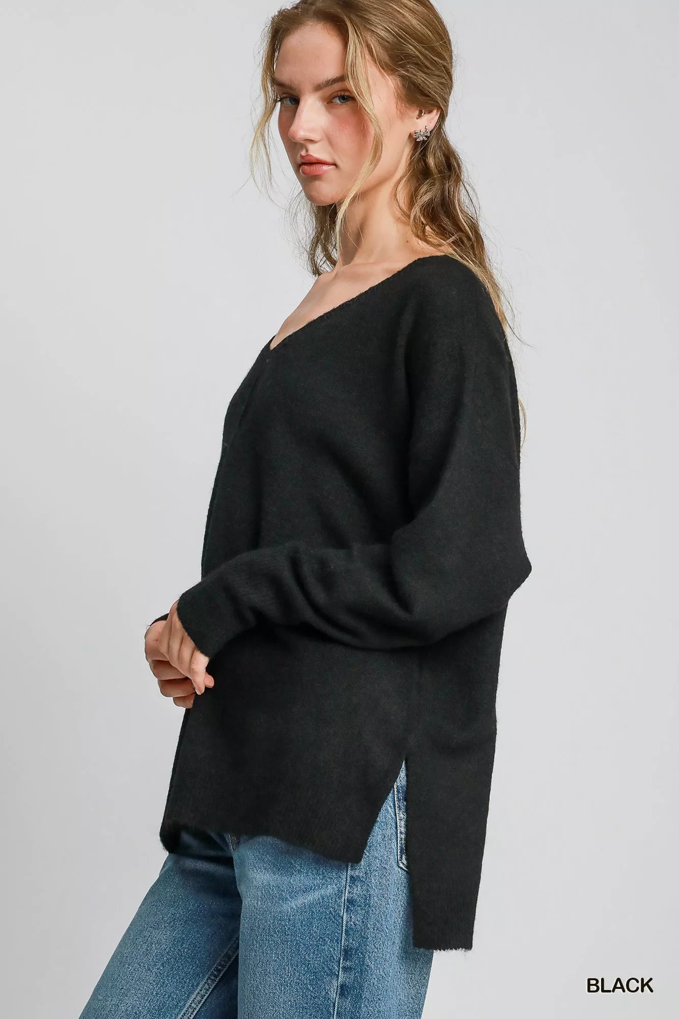 Wool Blend Oversized Sweater