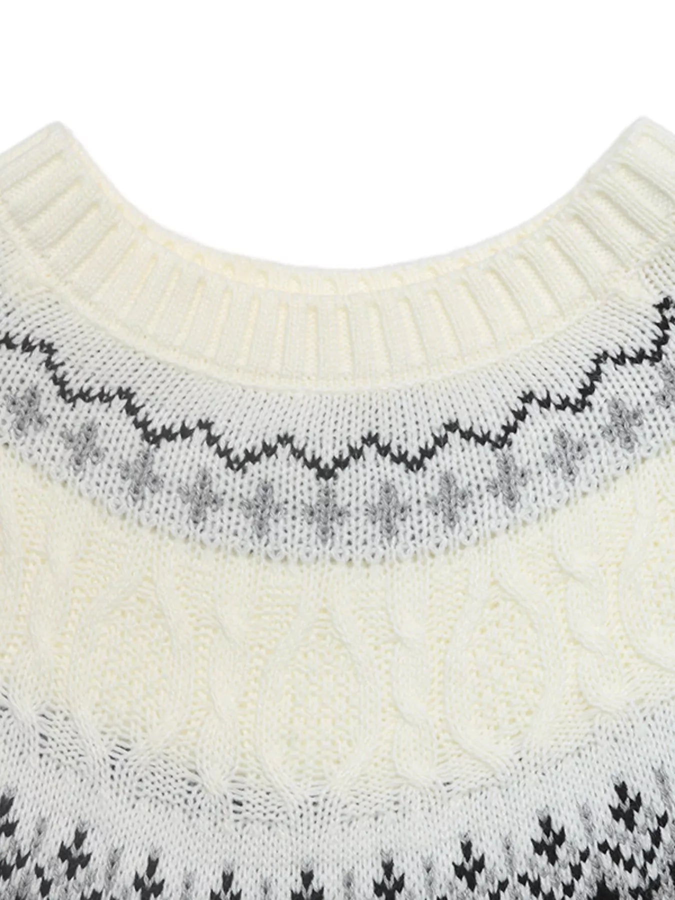 Winter Fair Isle Sweater