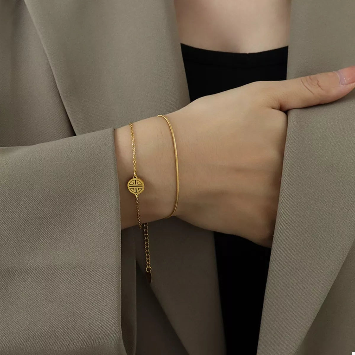 Double Layered Bracelet