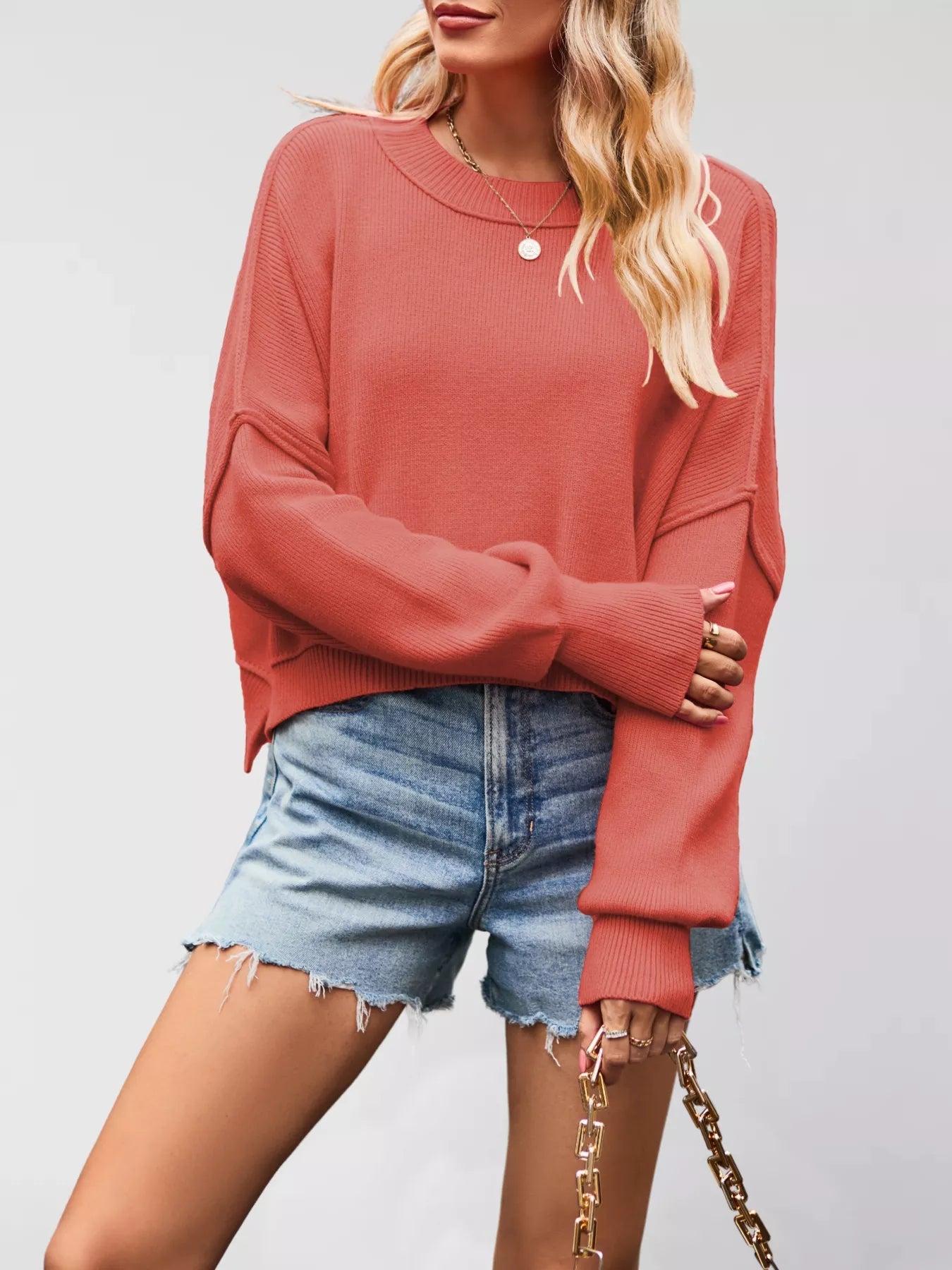 Oversized Dropped Shoulder Sweater