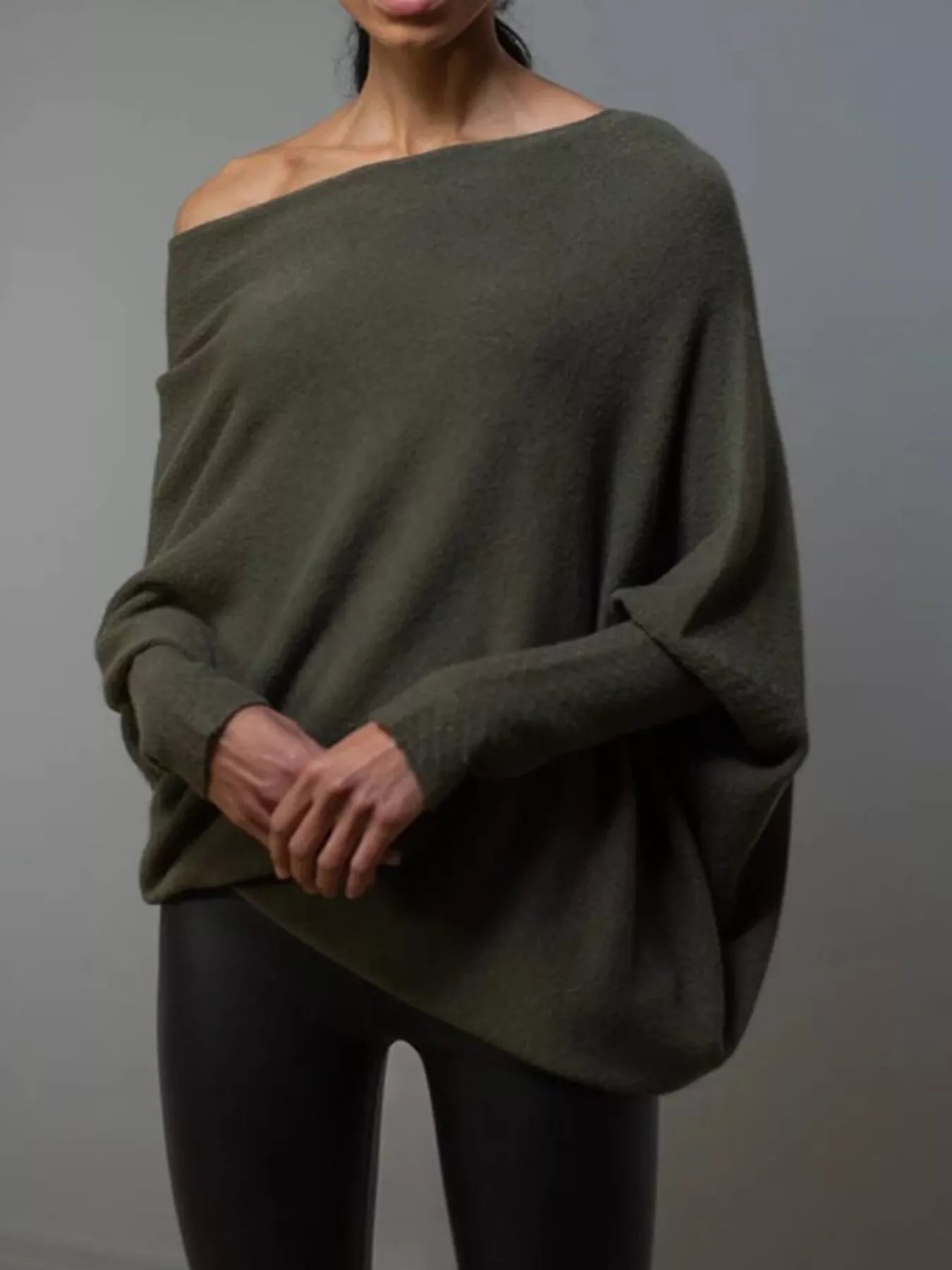 Relaxed Drape Knit Shawl