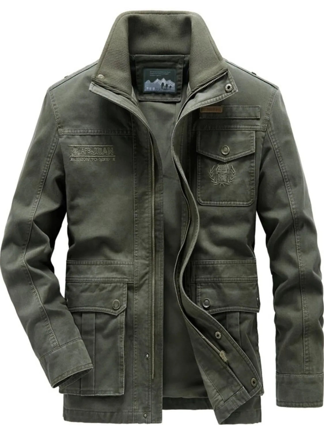Men's Utility Jacket with Pockets