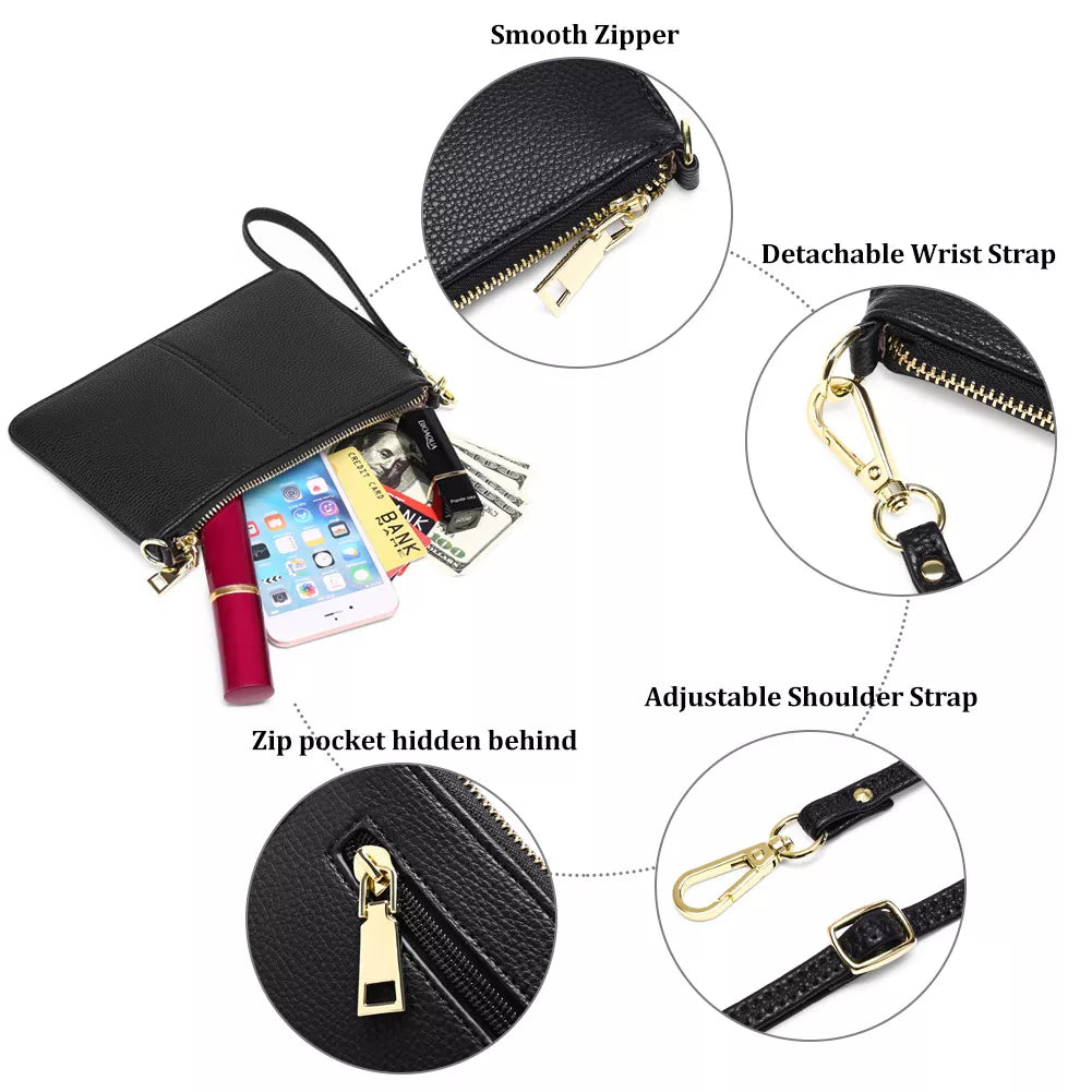 Wristlet with Detachable Straps - Detail View 5