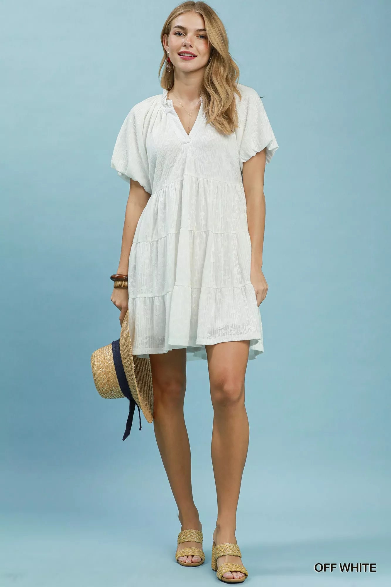 Tiered Babydoll Mini Dress