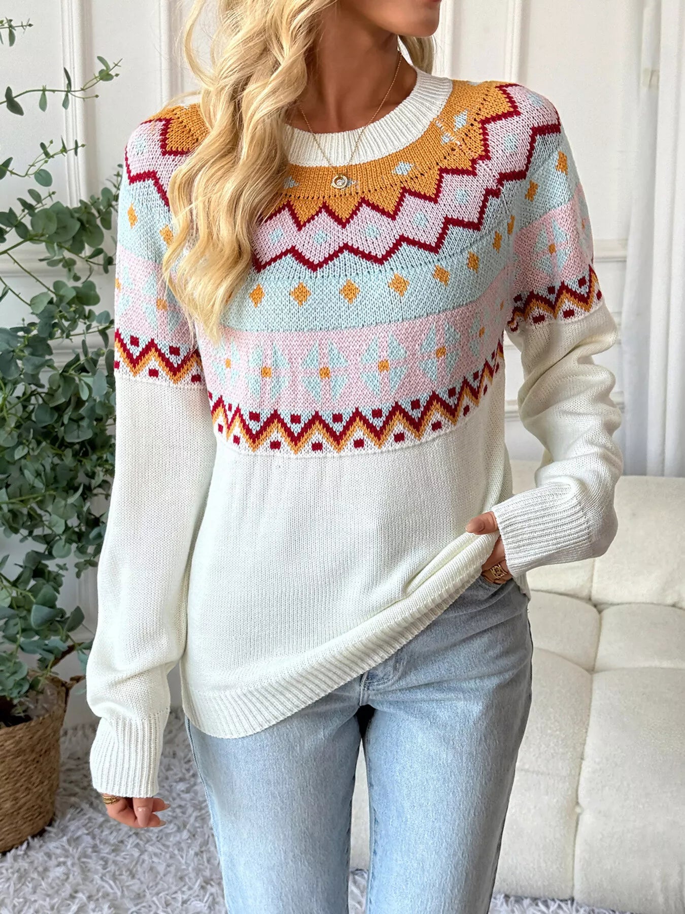 Chalet Chic Fair Isle Sweater
