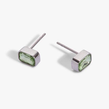 August Birthstone Stud Earrings - Alex and Ani - Detail View 4