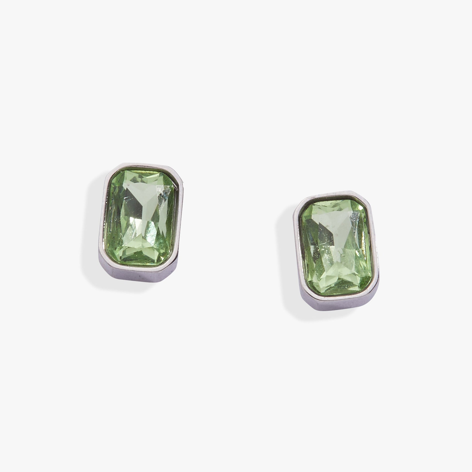 August Birthstone Stud Earrings - Alex and Ani - Side View