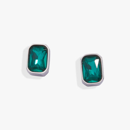 December Birthstone Stud Earrings - Alex and Ani - Side View
