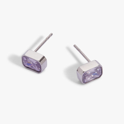 June Birthstone Stud Earrings - Alex and Ani - Detail View 4
