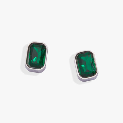 May Birthstone Stud Earrings - Alex and Ani - Side View